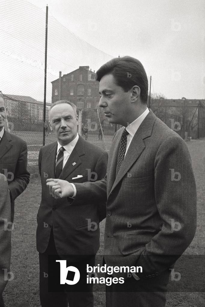Umberto Agnelli with Vittore Catella, Turin, Italy, 1962