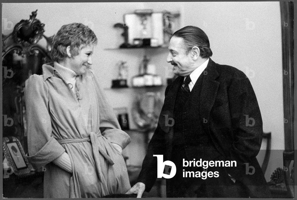 Alessandro Blasetti and Carla Gravina smiling
