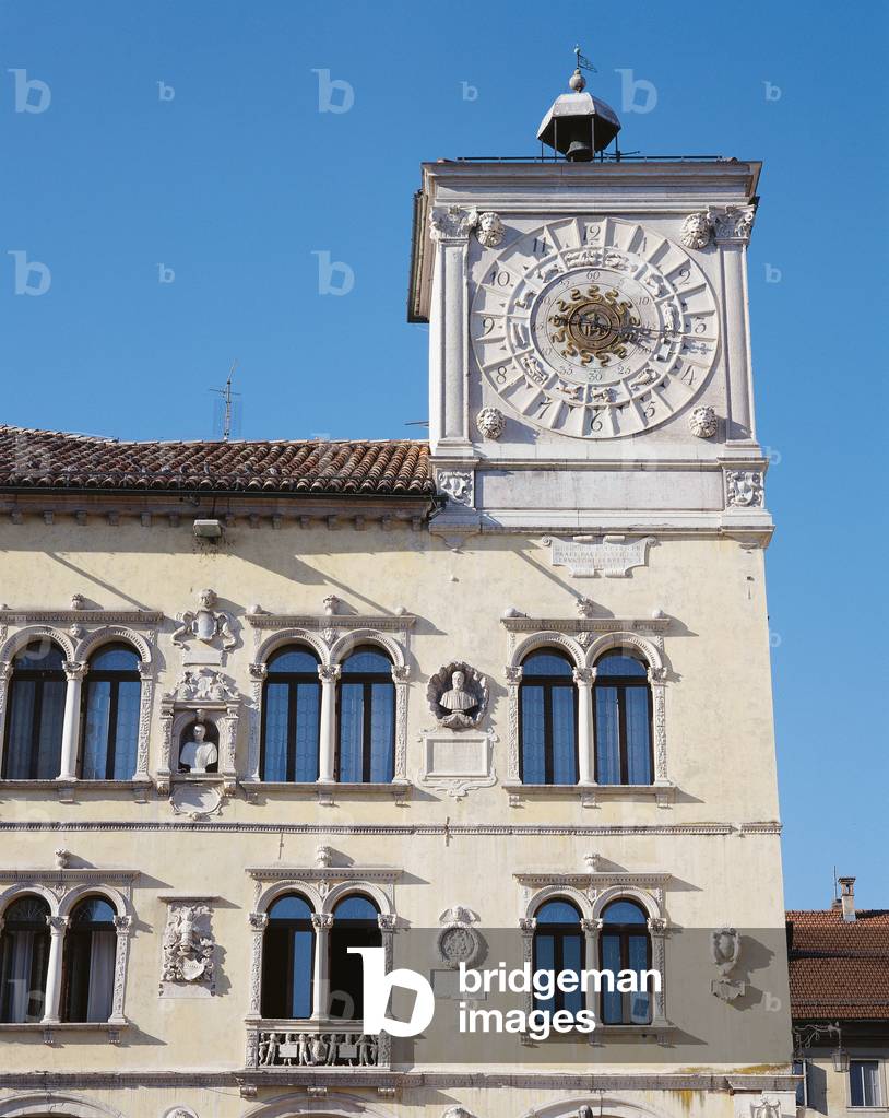 Palace of Prefecture of Belluno - former Palace of Chancellors (Palazzo della Prefettura di Belluno - già palazzo dei Rettori), by Giovanni Cani, 1491, 15th Century