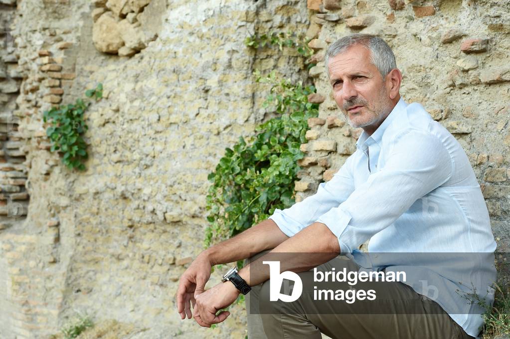 Italian writer Gianrico Carofiglio at the XX edition of the International Literature Festival in Rome entitled 'Reading the world', in the new setting of the Palatine Stadium, Rome (Italy), July 22nd, 2021