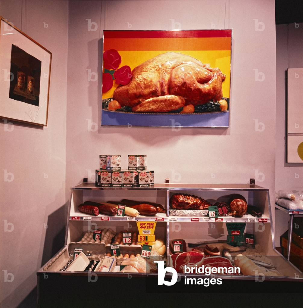Robert Watts' The American Supermarket on display at Il segno art gallery, Rome, Italy
