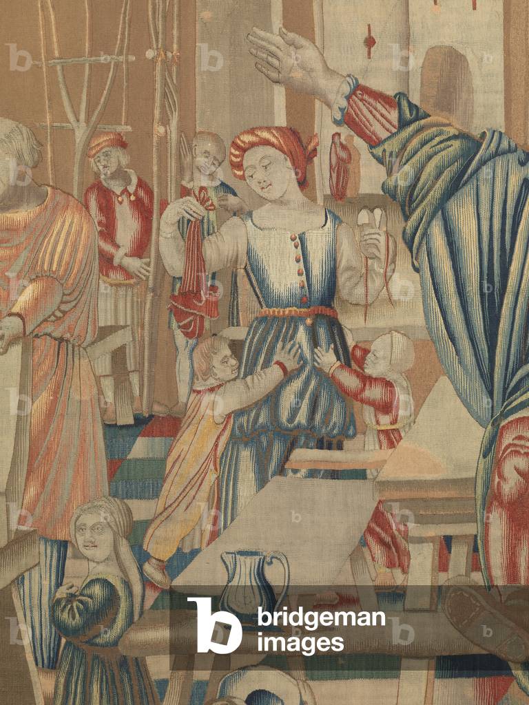 November (Novembre), by Benedetto da Milano upon drawing by Bramantino, c. 1503-1508, 16th century (tapestry)