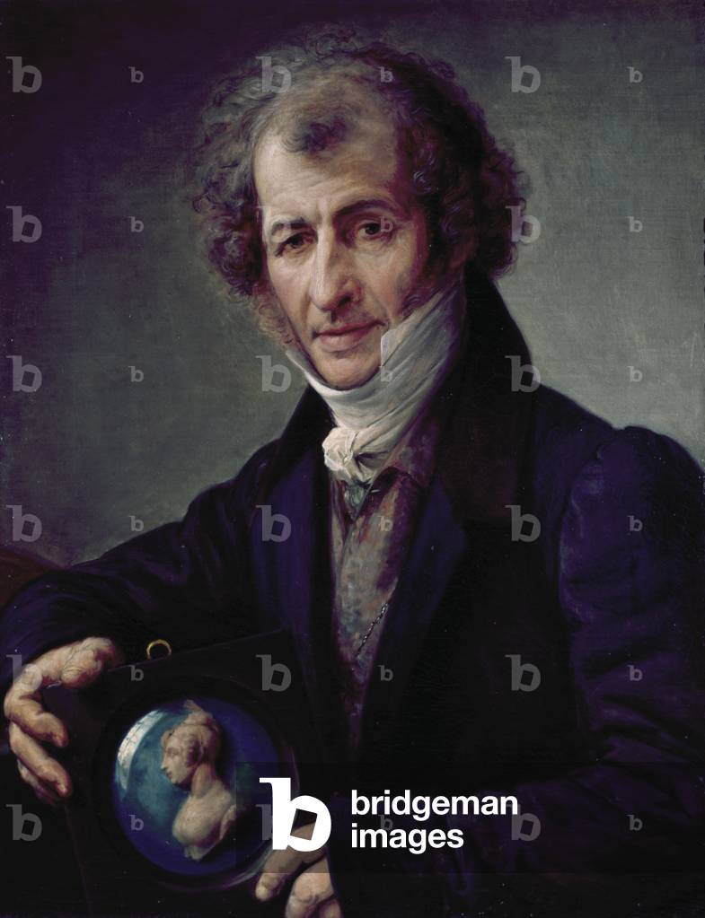 Portrait of Giovanni Beltrami (Ritratto di Giovanni Beltrami), by Giovanni Carnovali also known as Piccio, 1832 - 1835, 19th Century, oil on canvas, 73 x 57 cm