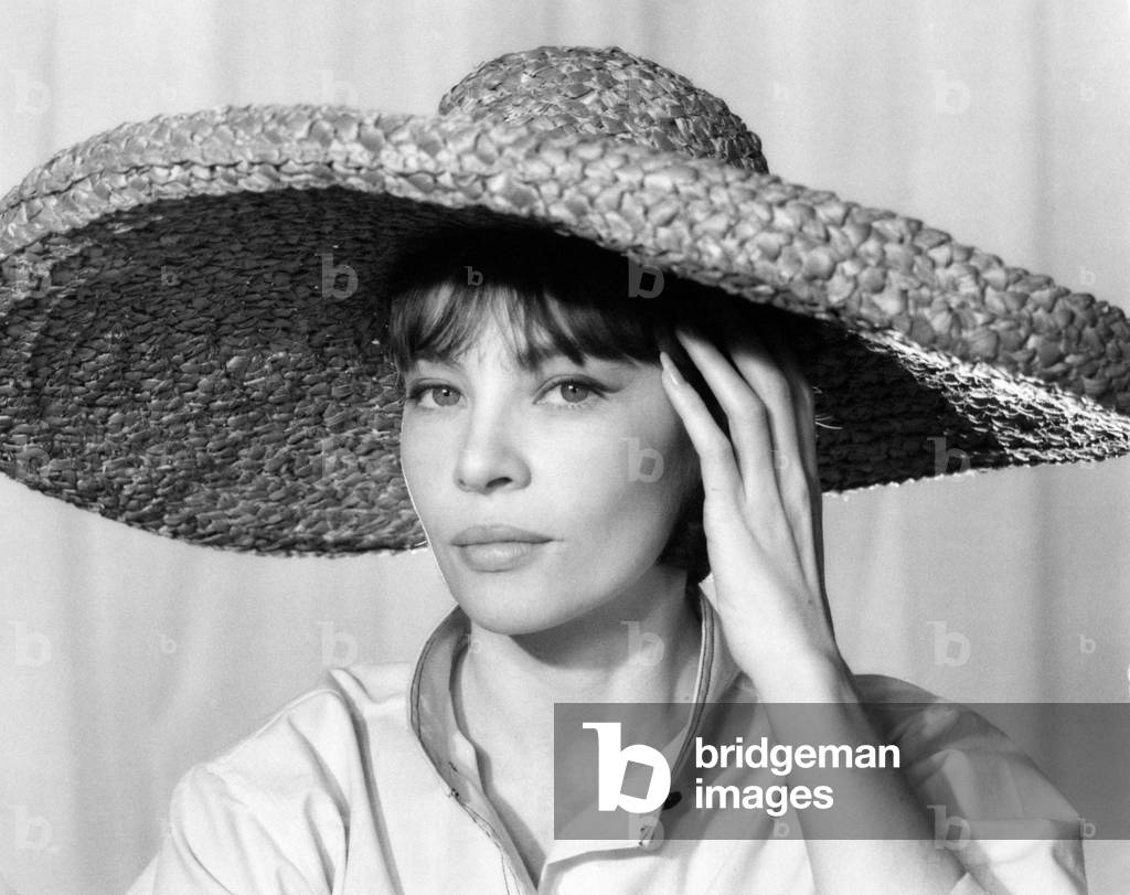 A portrait of Leslie Caron, 1965 (b/w photo)