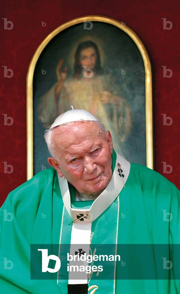 Pope John Paul II celebrating the Mass, Kraków, Poland