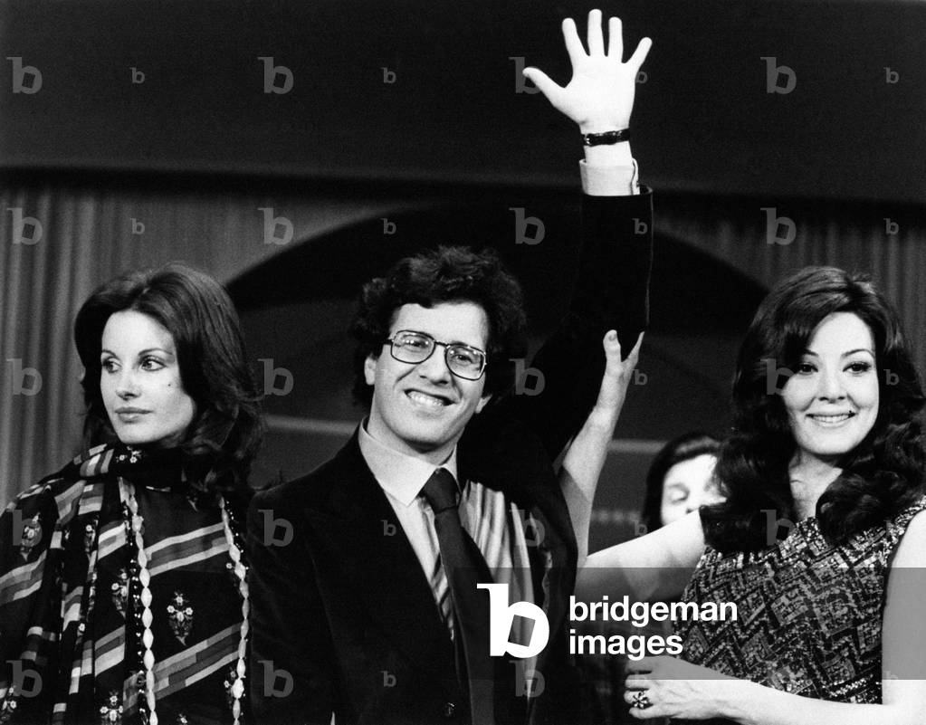 Peppino di Capri and Gabriella Farinon at Sanremo Music Festival