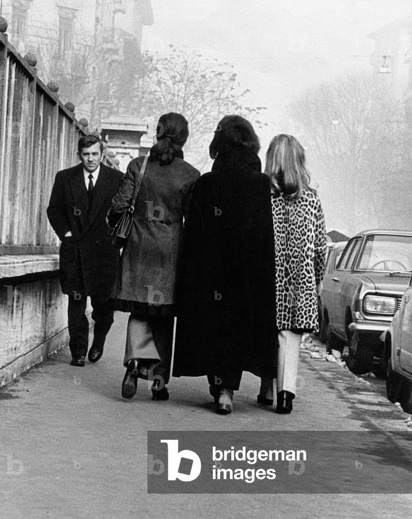 Women strolling in Milan, Milan, Italy