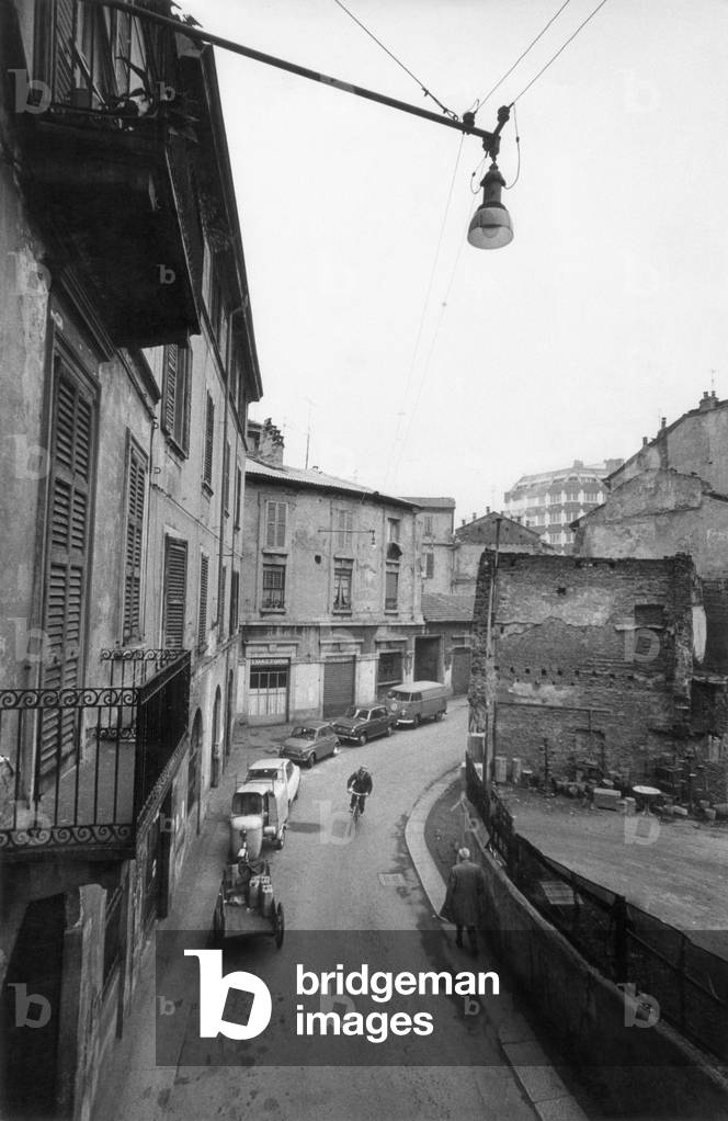 The place where Giuseppe Pinelli was arrested, Milan, Italy