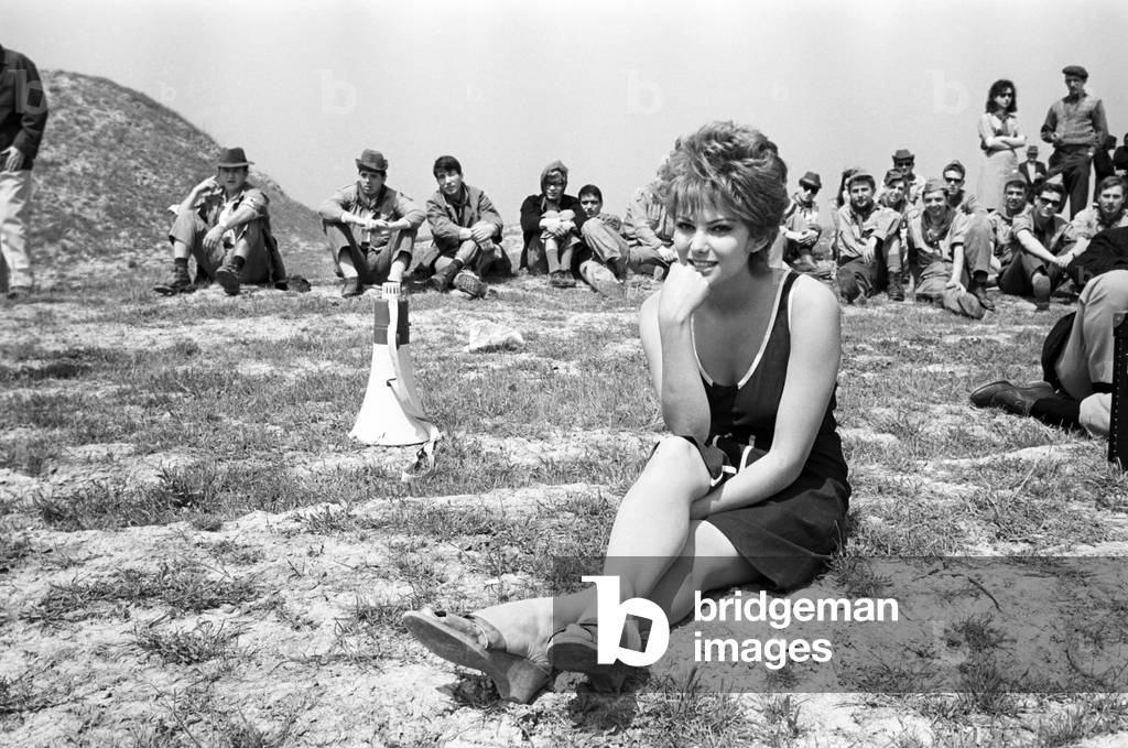 Claudia Cardinale in La Ragazza di Bube, Italy, 1963 (b/w photo)