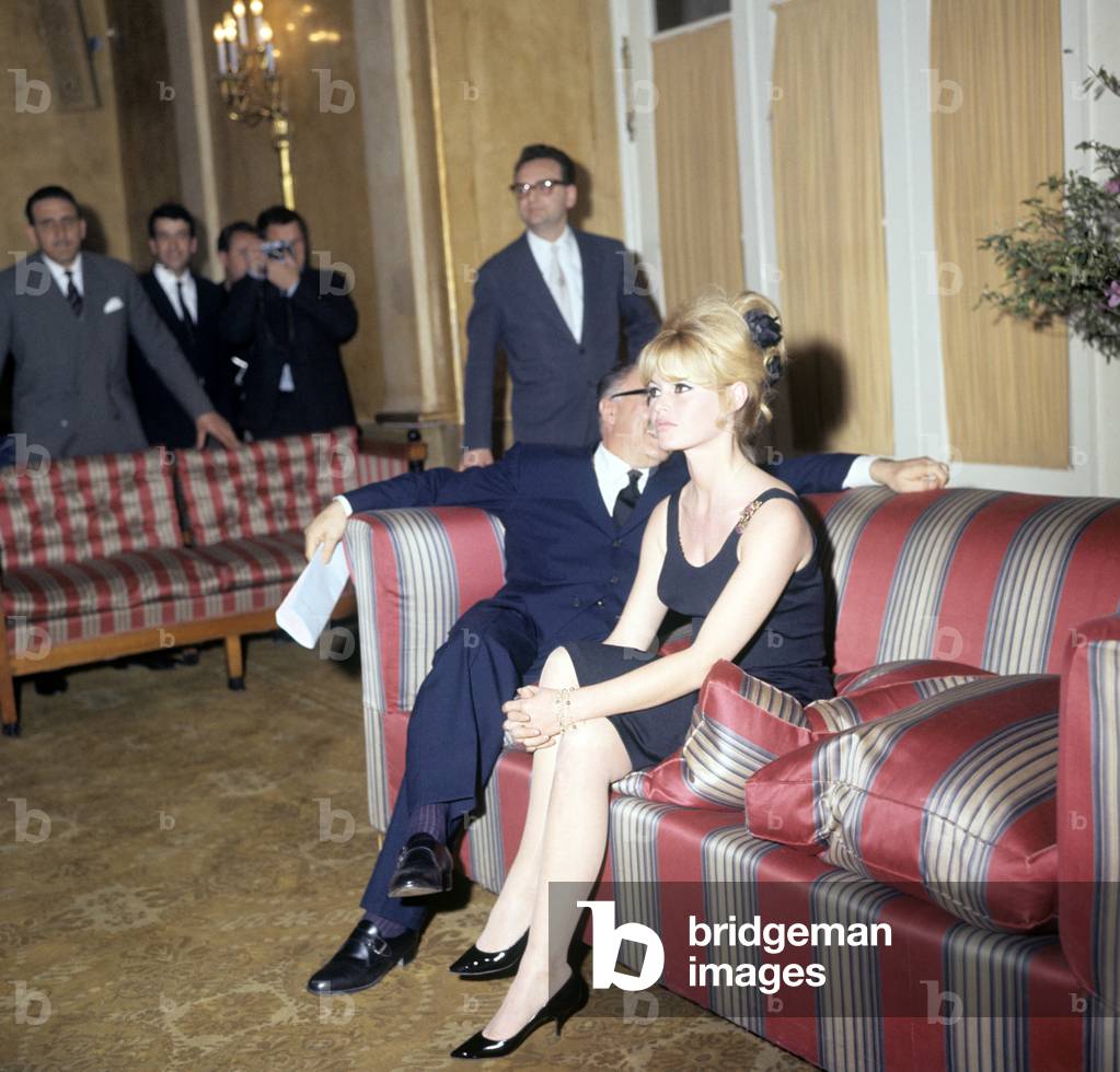 Brigitte Bardot in Rome, Italy, 1963 (photo)
