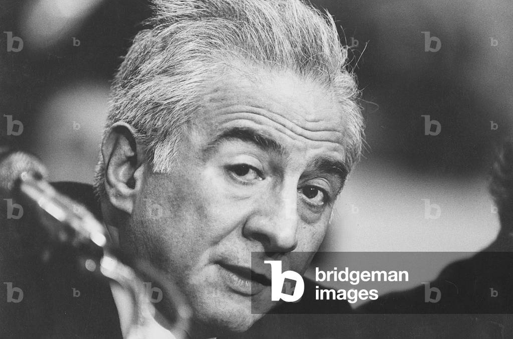 Portrait of Italian politician Francesco Cossiga, 1980s (photo)