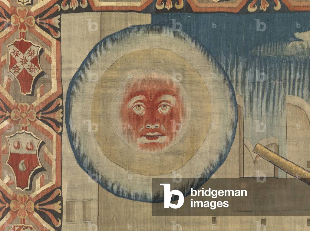 January (Gennaio), by Benedetto da Milano upon drawing by Bramantino, c. 1503-1508, 16th century (tapestry)