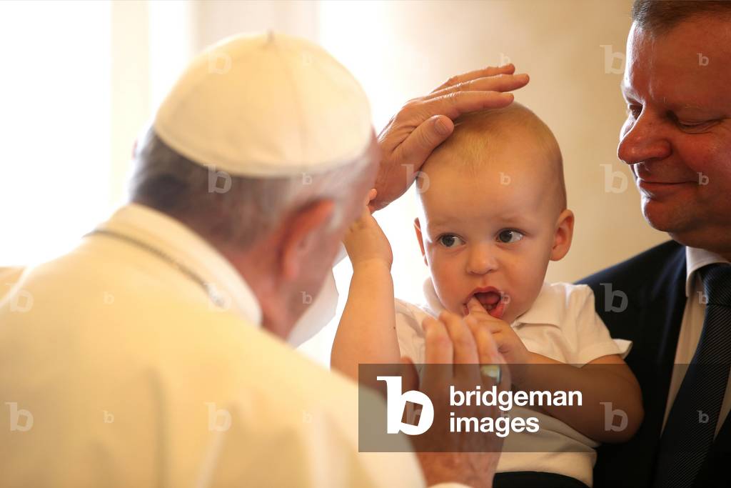Pope Francis and Saulius Skvernelis, Holy See, 2017 (photo)