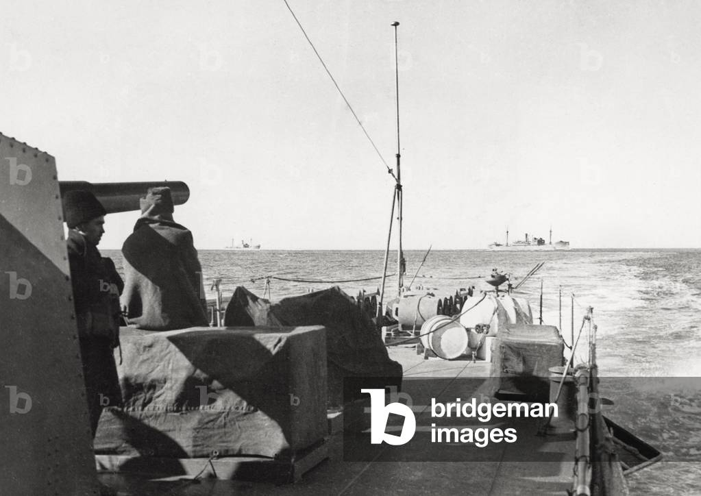 Romanian convoy sailing,, 1943