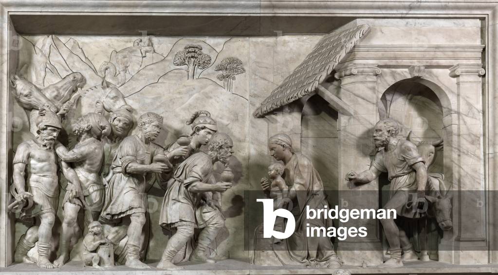 The adoration of the Magi, 16th century (relief)