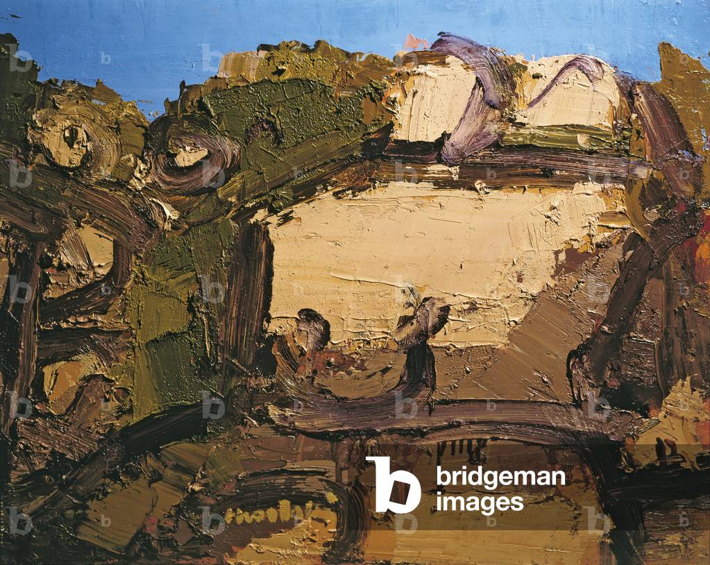 Rocks (Rocce), by Ennio Morlotti, 1982, 20th Century, oil on canvas, 73 x 92 cm