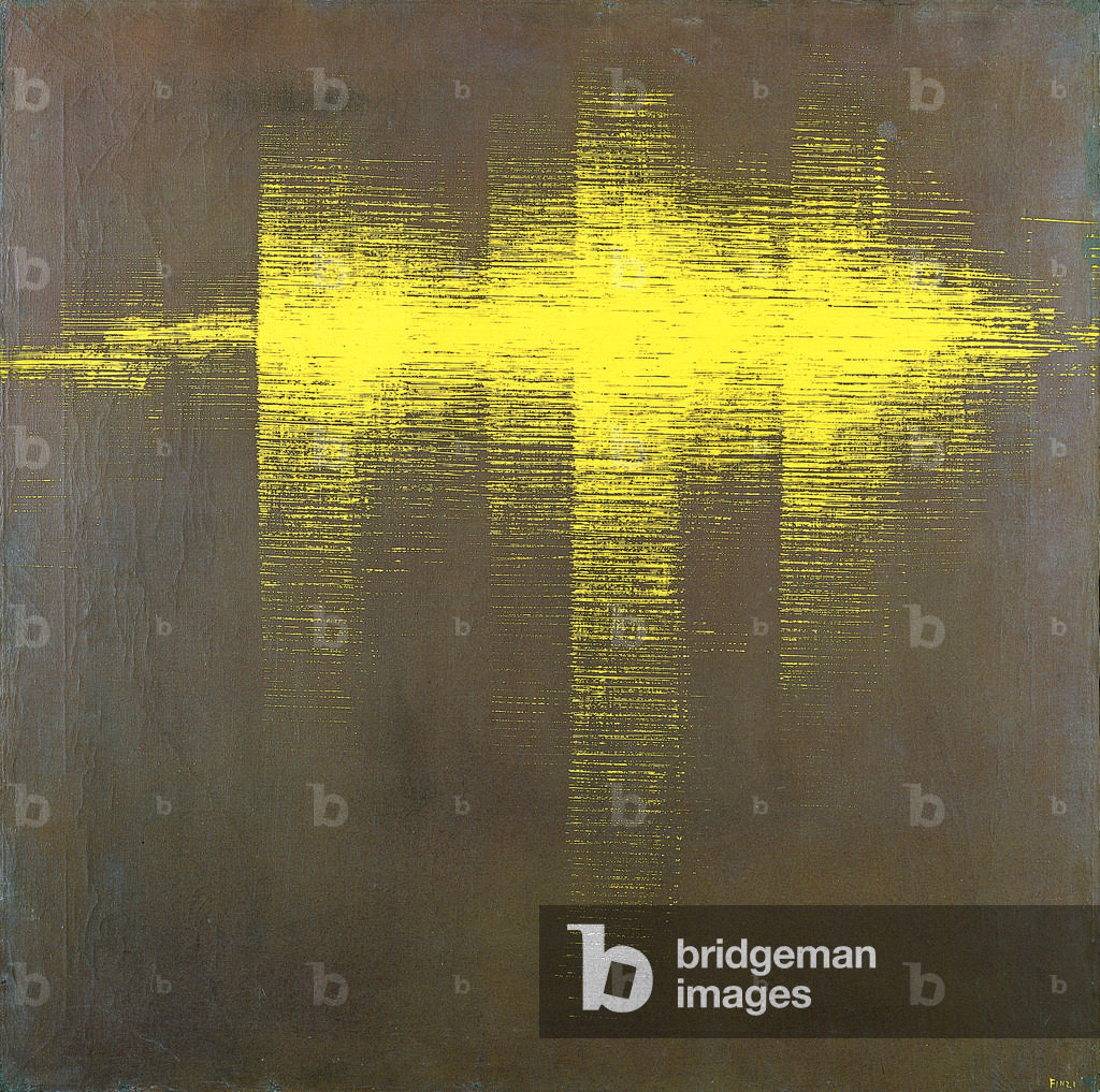Yellow on Grey, 1957 (tempera on canvas)