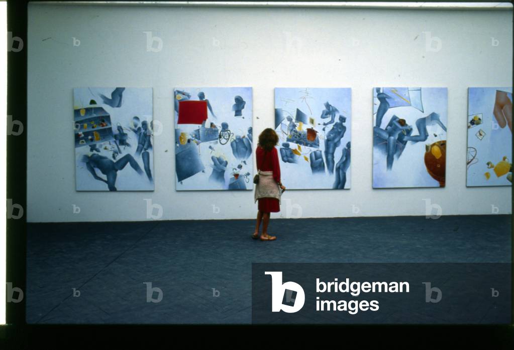 Disorder in a Classic Body, 1981 (acrylic colours on canvas)