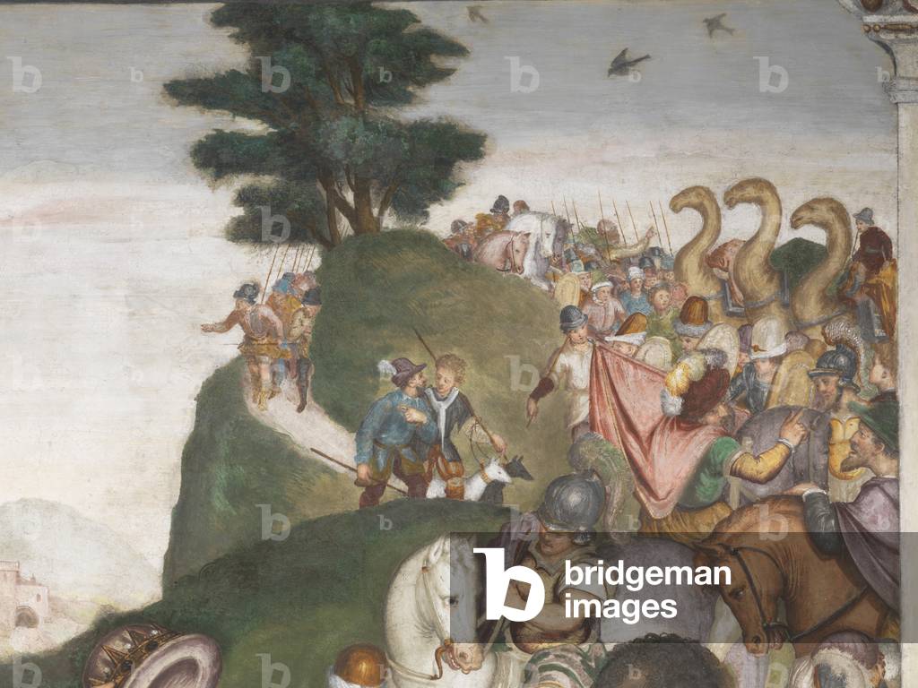 Adoration of the Magi (Adorazione dei Magi), by Aurelio Luini, 1565, 16th Century, fresco