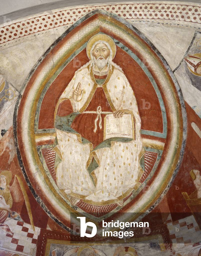 Frescoes of the apse, by Unknown Artist, 15th Century, fresco