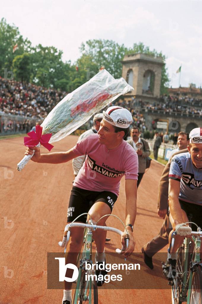 Felice Gimondi after winning of the Giro d'Italia