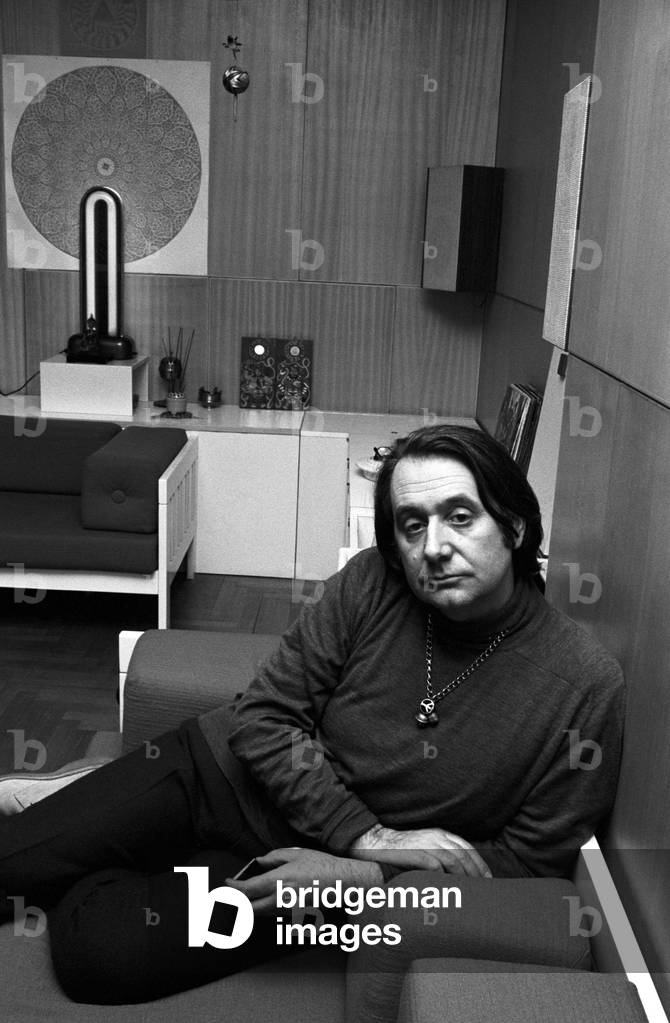 Ettore Sottsass at home, Milan, Italy