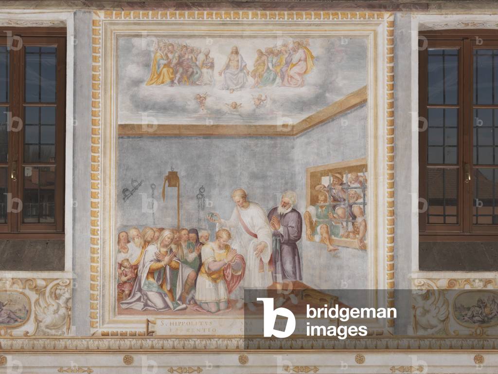 Oratorio di Sant'Ippolito, 1578 (fresco)