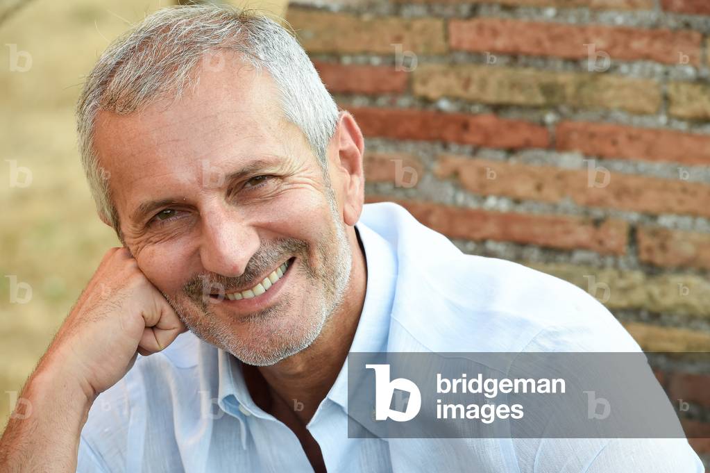 Italian writer Gianrico Carofiglio at the XX edition of the International Literature Festival in Rome entitled 'Reading the world', in the new setting of the Palatine Stadium, Rome (Italy), July 22nd, 2021