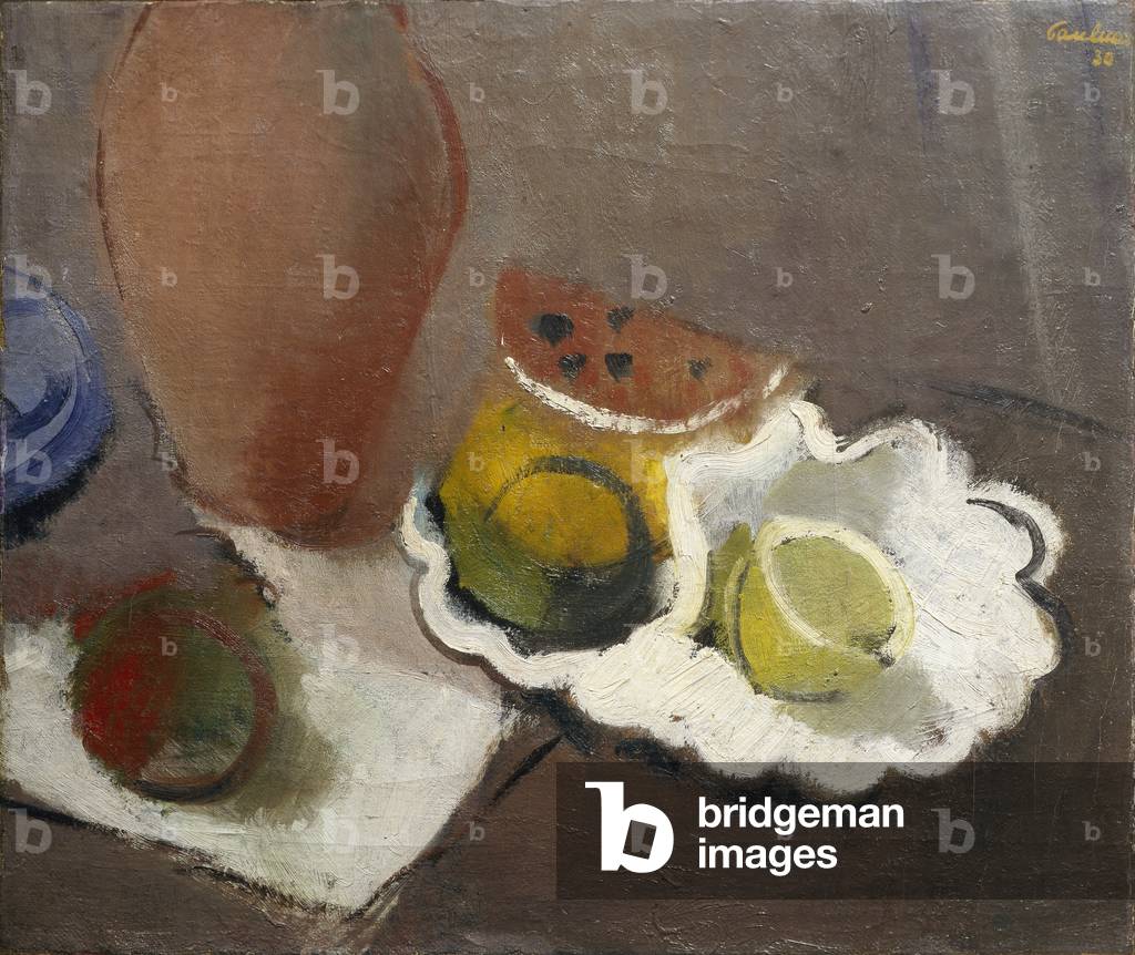 Still Life with Watermelon, 1930 (oil on canvas)