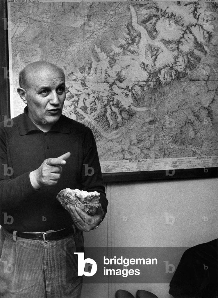 The works manager of the Mont Blanc Tunnel, Italy, 1962