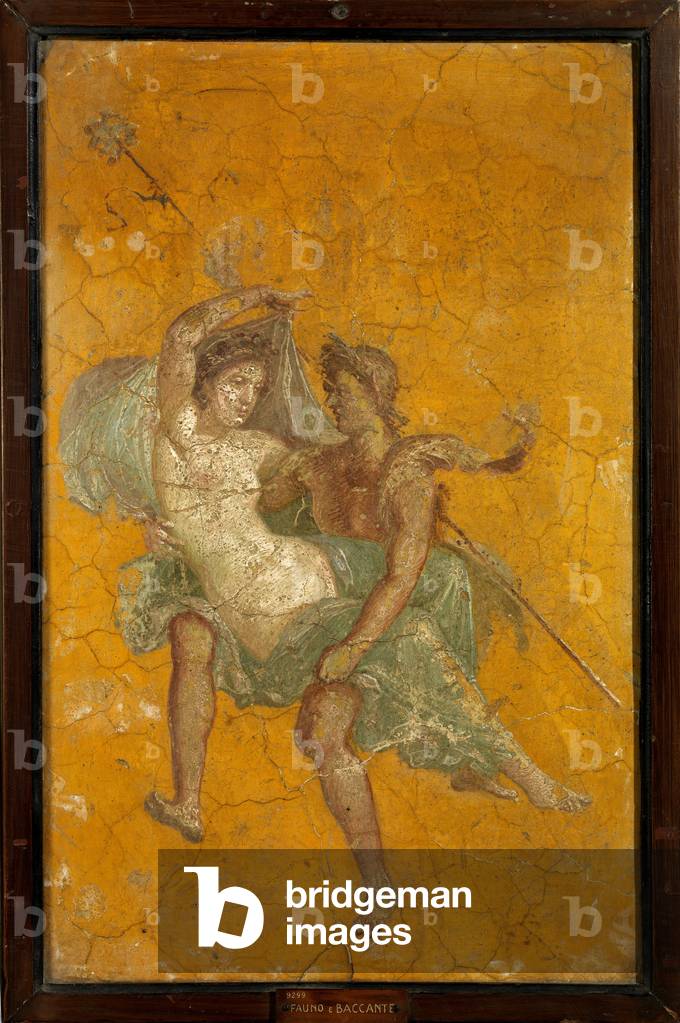 Unknown, Flying couple, 62 - 79, 1st Century (fresco)