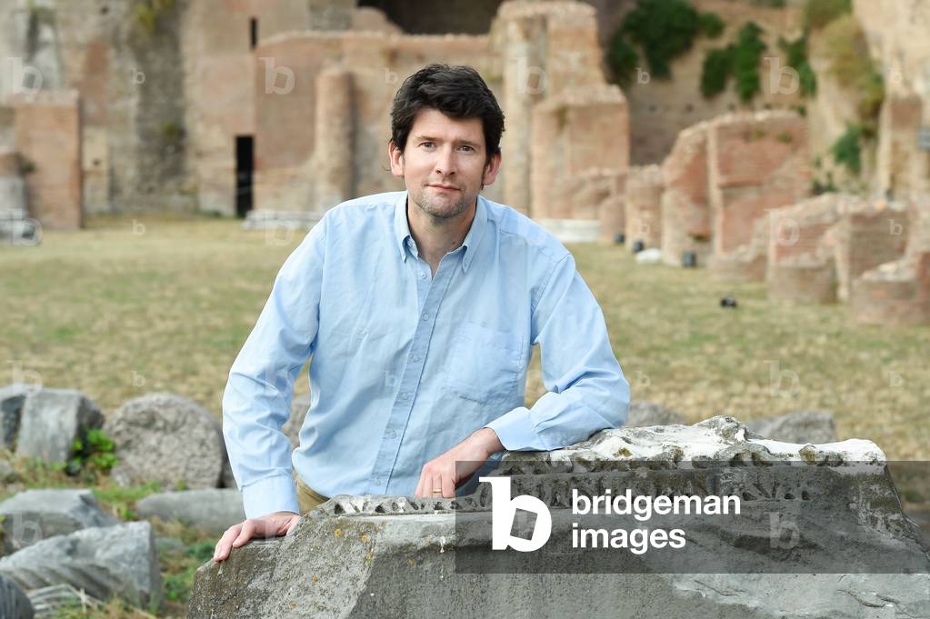British writer Nicholas Jubber at the XX edition of the International Literature Festival in Rome entitled 'Reading the world', in the new setting of the Palatine Stadium, Rome (Italy), July 22nd, 2021