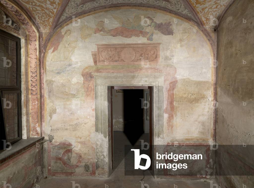 View of the fresco by Bernardino Luini, Villa La Pelucca, Sesto San Giovanni, Lombardy, Italy (photo)