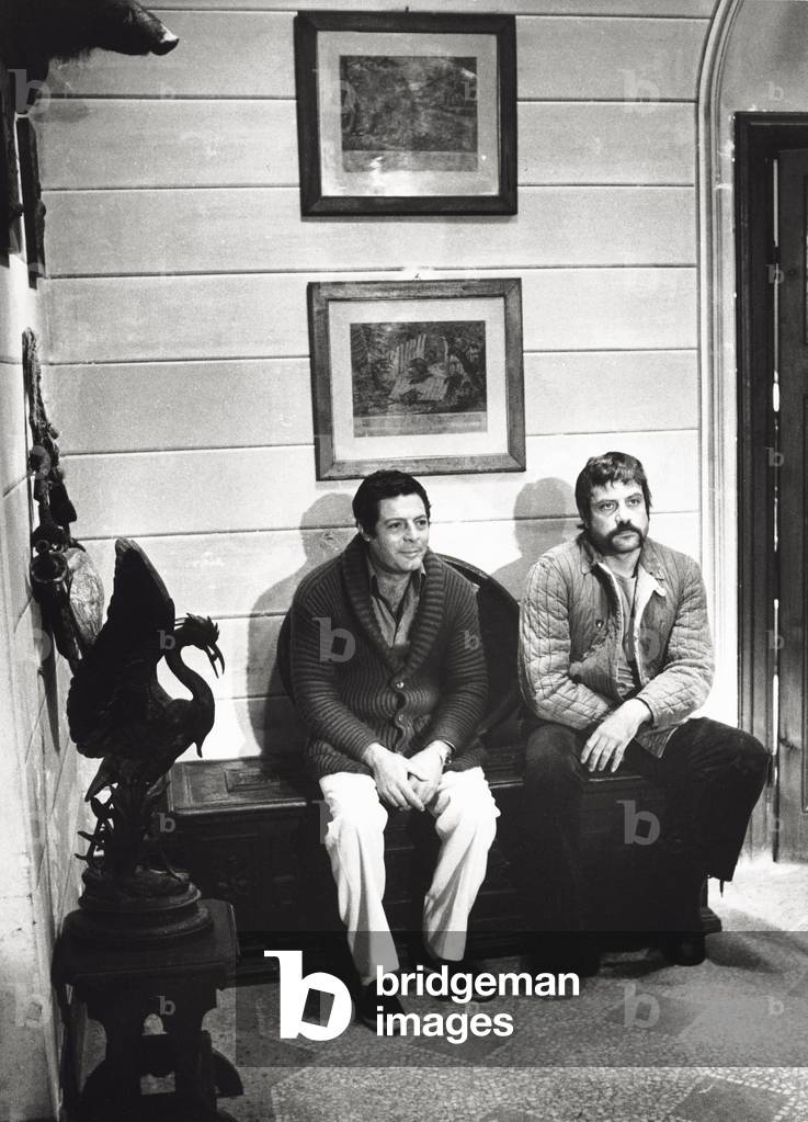 Marcello Mastroianni with Oliver Reed