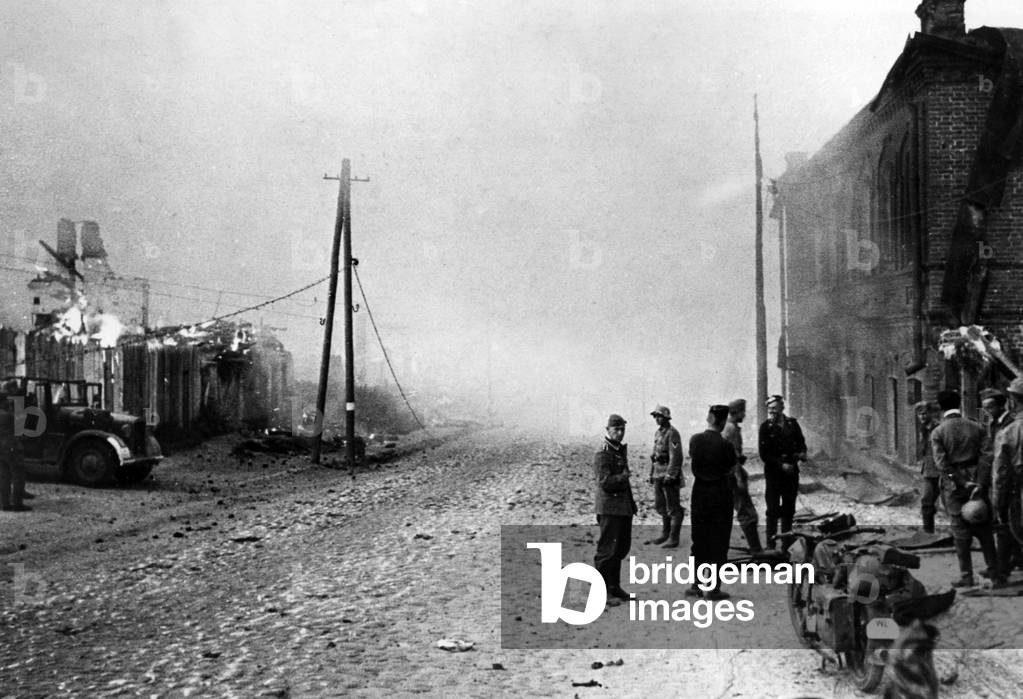 German soldiers and tankmen