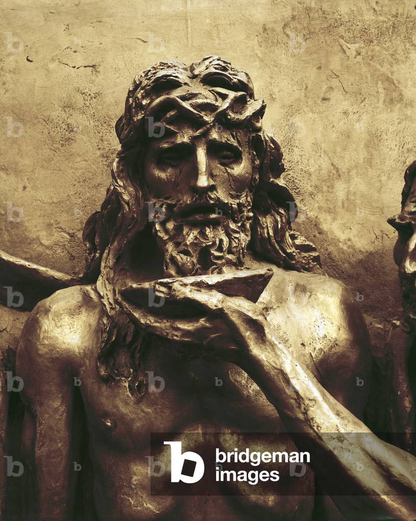 Via Crucis, 16 stations, 1968-1981 (bronze and marble)