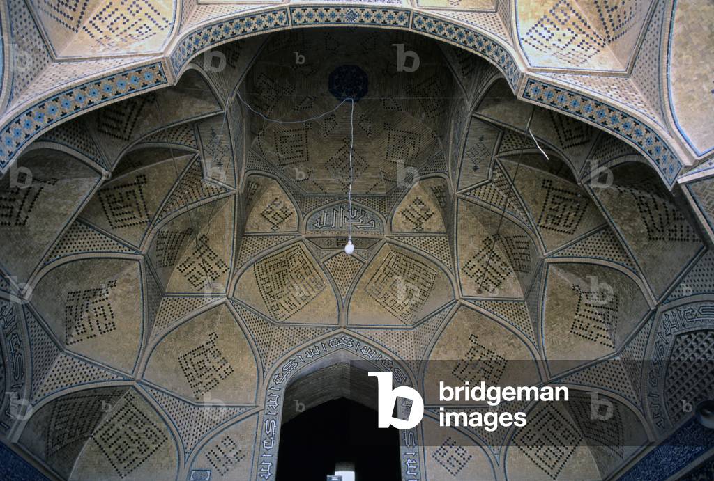 Southern Ivan's Decoration in the Friday Mosque (Masijd-i jami), 12th-15th century,  Isfahan, Iran (mixed technique)
