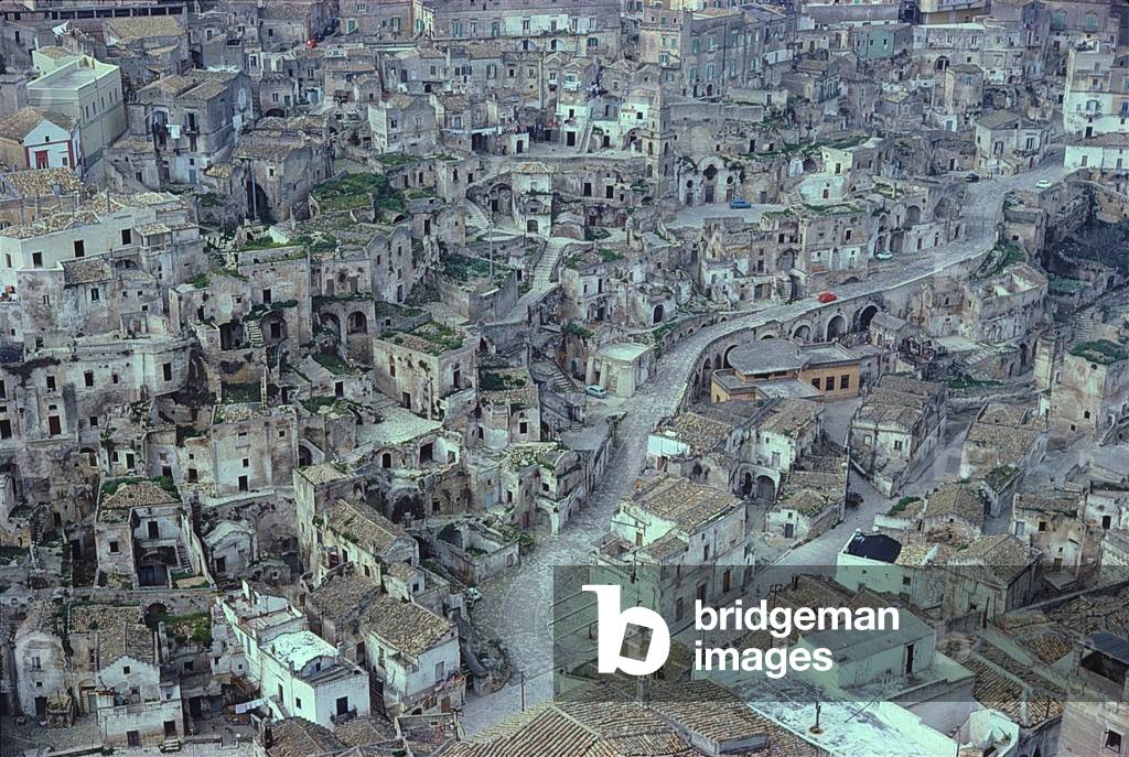 Matera in a state of abandon, Italy, 1970 (photo)