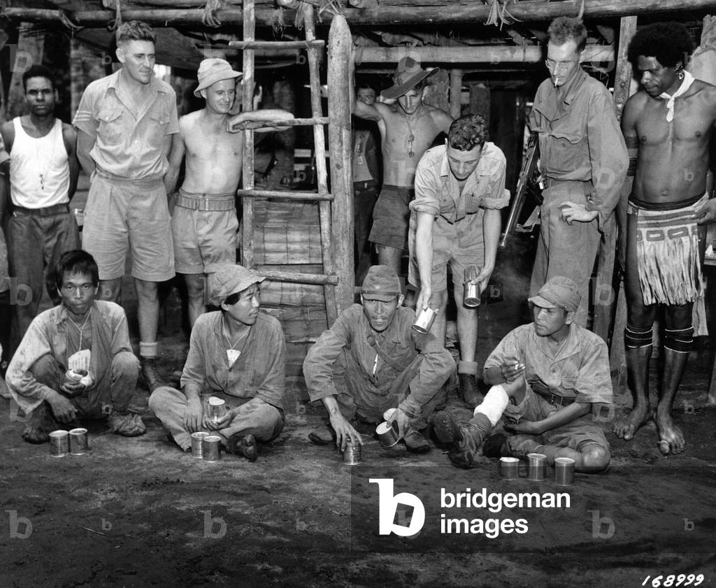 Food for the captured Japanese soldiers