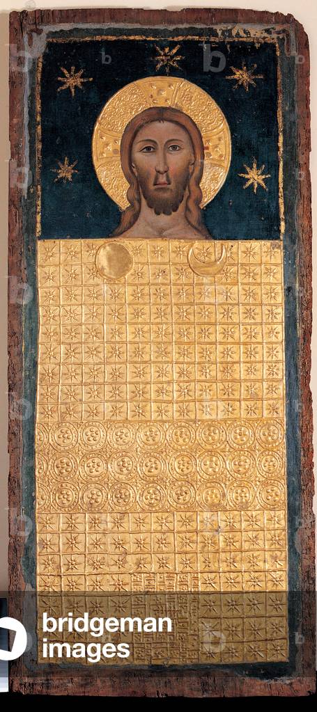 The Savior of Palombara Sabina, (tempera on canvas pasted on panel)