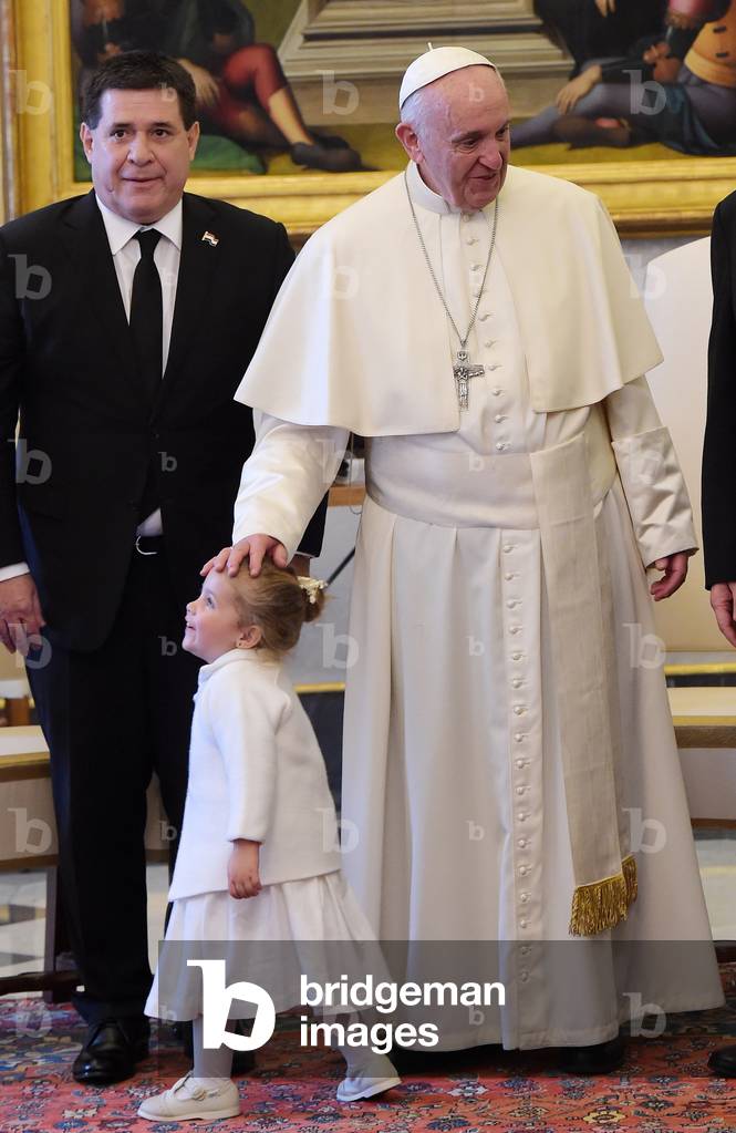 Pope Francis and Horacio Cartes, Holy See, 2017 (photo)