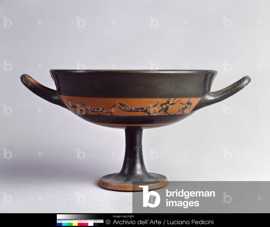 Kylix (Kylix), by Centaur Painter, 6th Century BC, ceramics, 9,5 x 14,6 cm