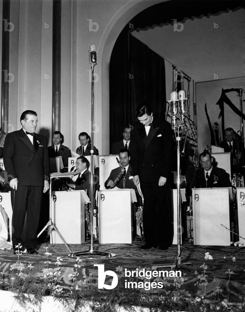 Cinico Angelini at the Sanremo Music Festival