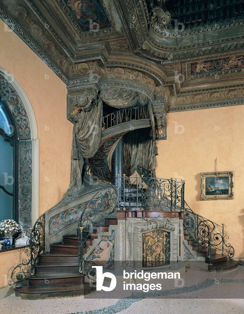 Trivulzio Palace, Milan: the Atrium,