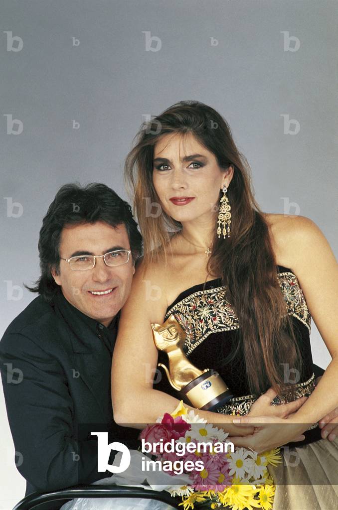 Portrait of Al Bano and Romina Power winners of the Telegatto