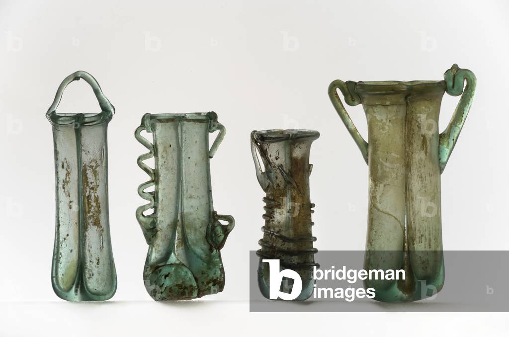Unguentarium, 4th - 5th Century AD, blown glass