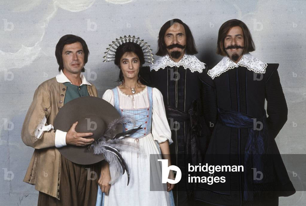 Il Trio with Pippo Baudo in costume for 
