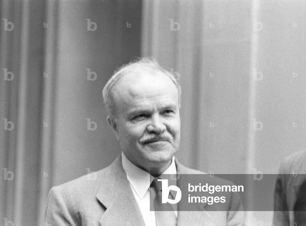 Portrait of Vyacheslav Molotov at the Geneva Summit, Geneva, Switzerland