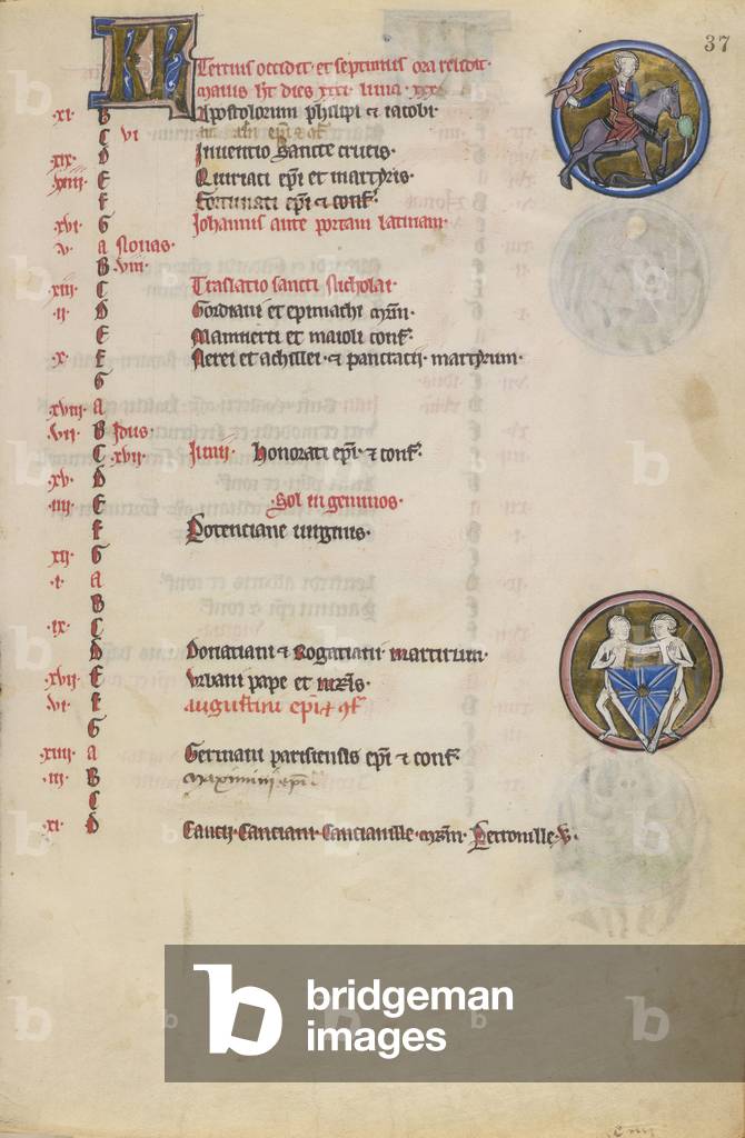 Psalter - Book of hours, 1218-1228 (parchment)