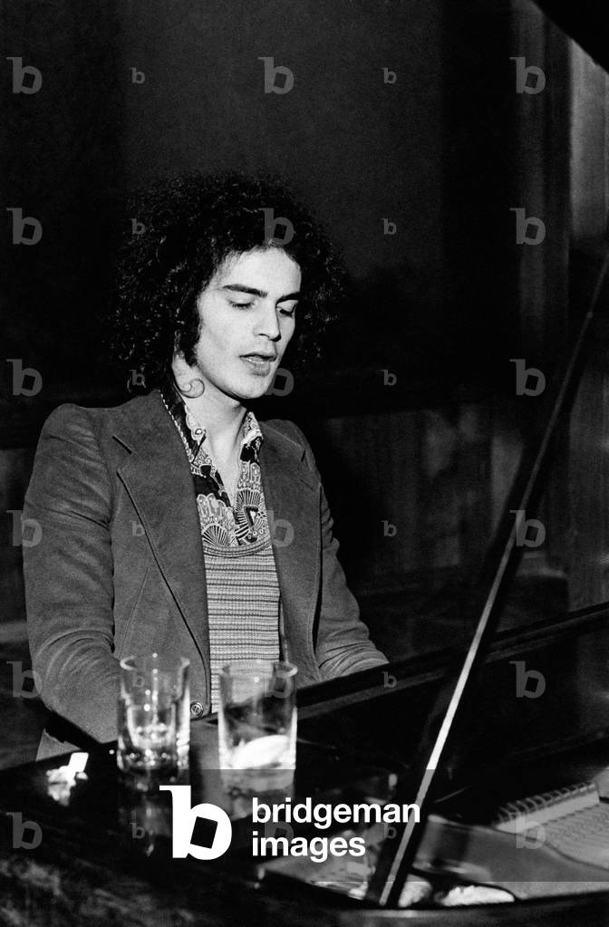 Donatello playing piano